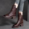 Genuine Leather Martin Long Shoes - Image 5