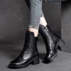 Genuine Leather Martin Long Shoes - Image 4