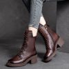 Genuine Leather Martin Long Shoes - Image 8